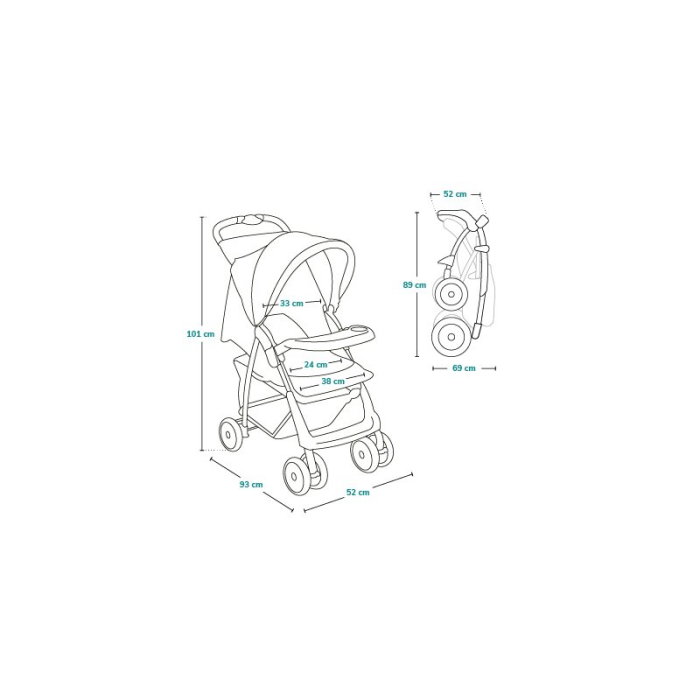 Carucior sport, Lionelo, Emma Plus, Geanta accesorii, Roz 6 luni [22]