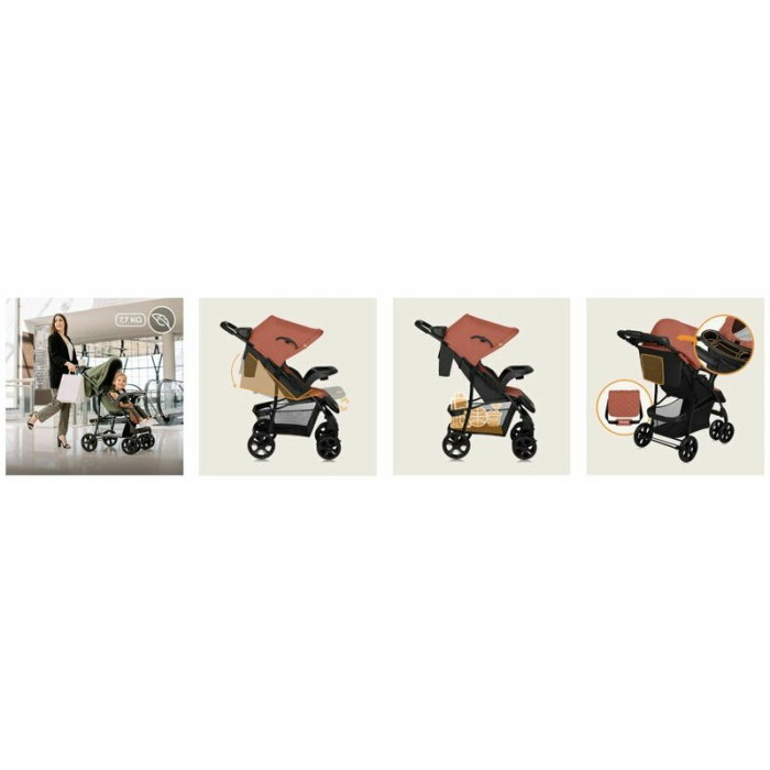 Carucior sport, Lionelo, Emma Plus, Geanta accesorii, Roz 6 luni [21]