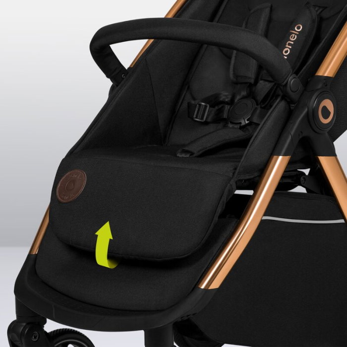 Carucior sport, Lionelo, Ingrid, Capotina impermeabila cu filtru UPF50+, Pana la 22 Kg, Include suport pahar si plasa de tantari, pliere automata, 6 luni+, [22]