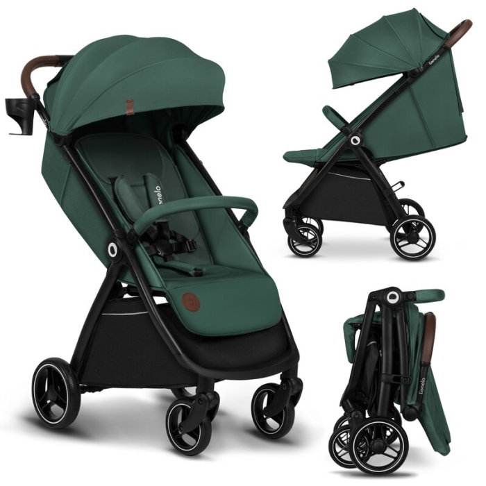 Carucior sport, Lionelo, Ingrid, Capotina impermeabila cu filtru UPF50+, Pana la 22 Kg, Spatar reglabil in 3 pozitii, [18]