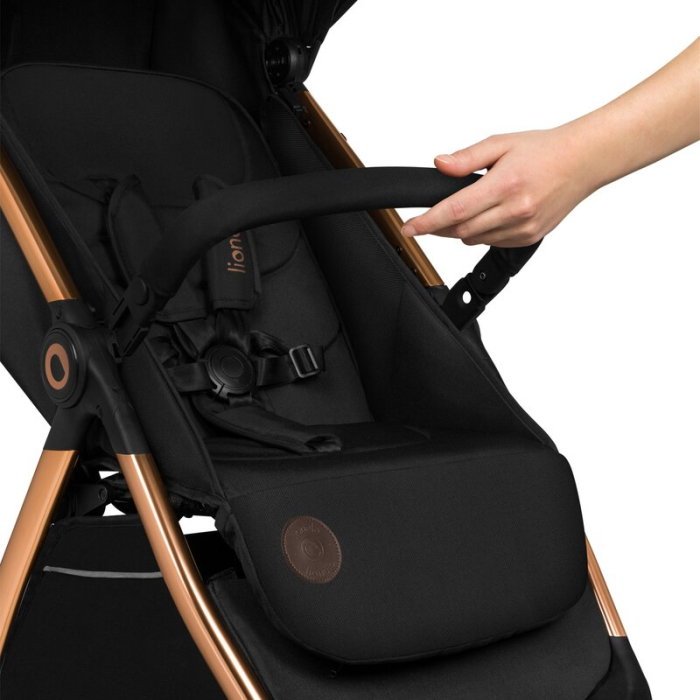Carucior sport, Lionelo, Ingrid, Capotina impermeabila cu filtru UPF50+, Pana la 22 Kg, Include suport pahar si plasa de tantari, pliere automata, 6 luni+, [16]