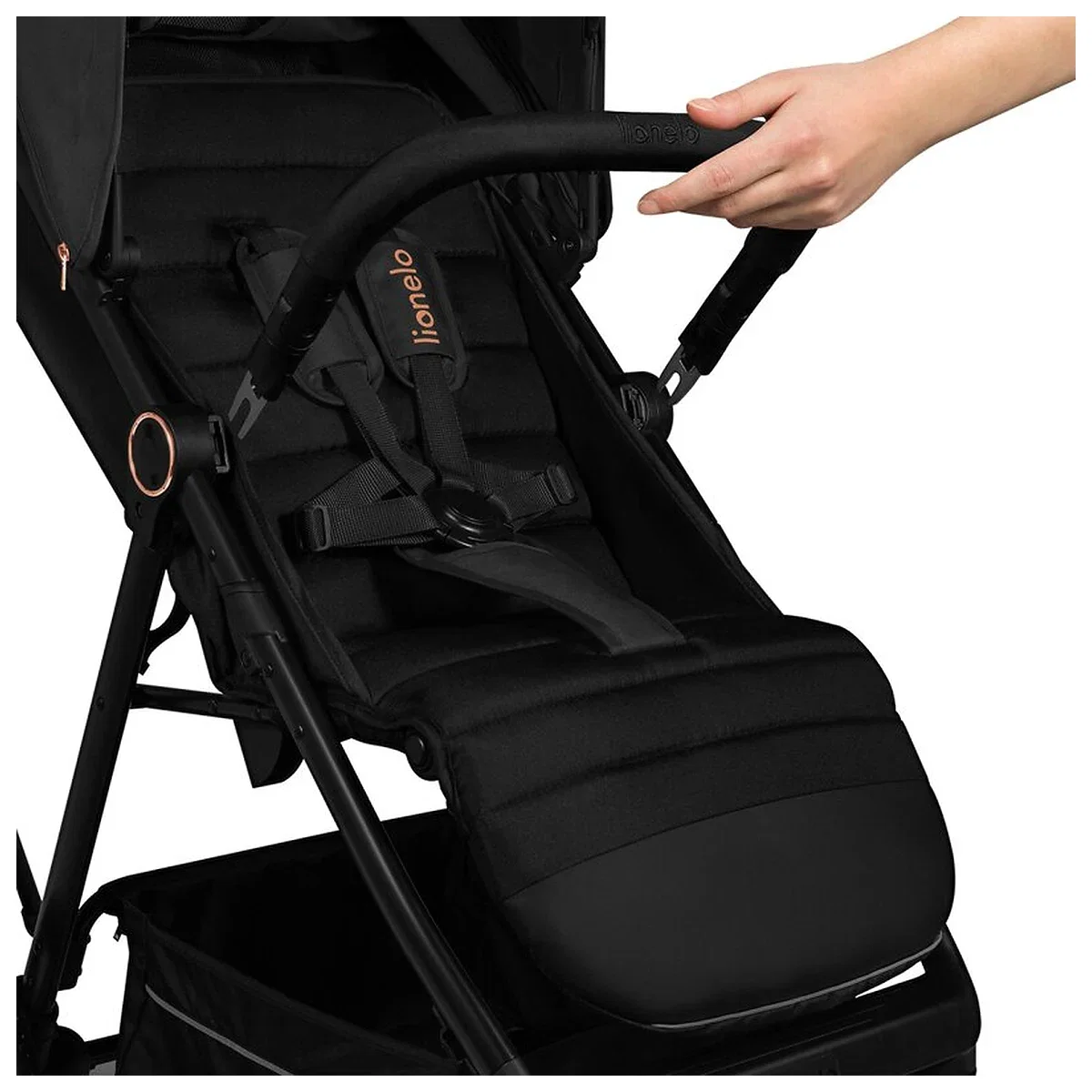 Carucior sport, Lionelo, Mira, Maner reglabil in 5 pozitii, Spatar si suport de picioare reglabile, Plasa de tantari si [14]