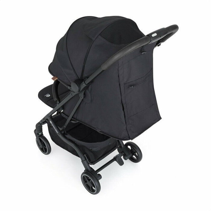 Carucior sport, Petite&Mars, Fly, Pliere compacta, Spatar reglabil pana la pozitie de somn, Suport picioare reglabil, Copertina cu protectie UPF40+, Suport pahar inclus, Pana la 22 kg, 0 luni+, Negru [11]