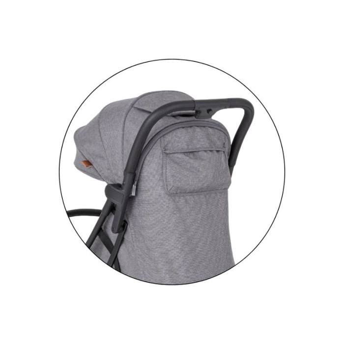 Carucior sport, Petite&Mars, Pax Ultimate, Compact - 7 kg, Spatar ajustabil, Suport picioare reglabil, Pliere tip carte, 6-36 luni, Pana la 22 kg, Gri [13]