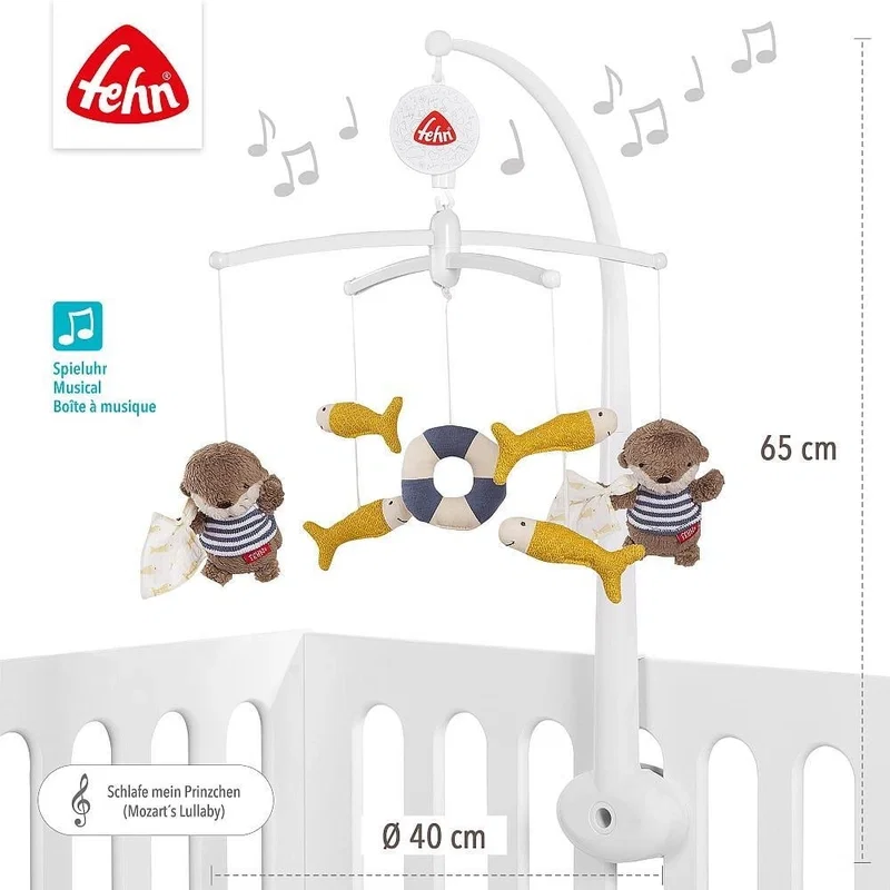 Carusel muzical mobil - Otter Fehn 5 luni [3]