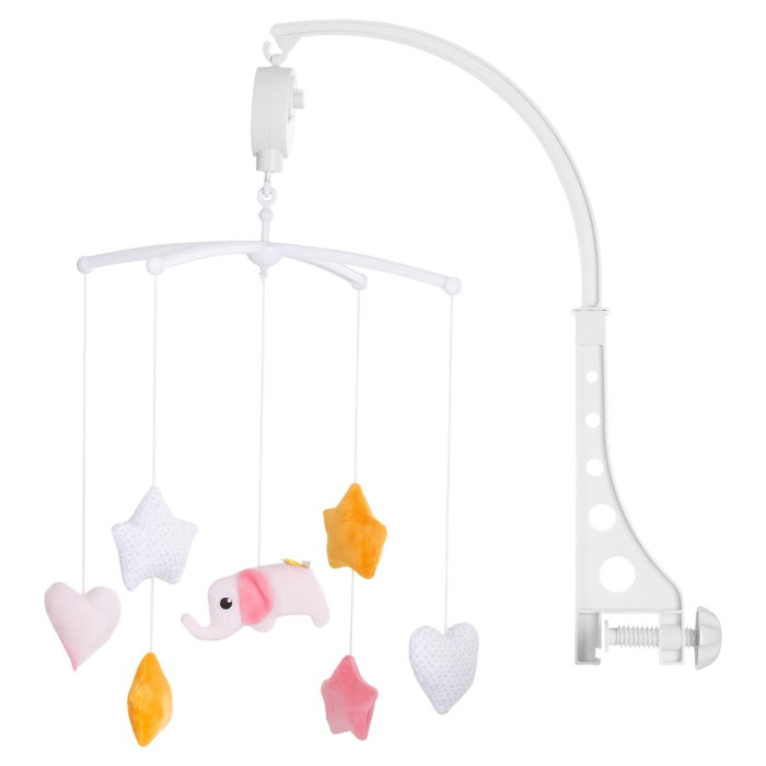 Carusel muzical pentru patut Chipolino Pink elephant [1]