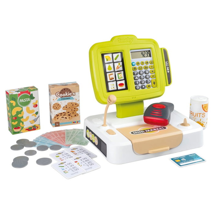 Casa de marcat Smoby Small Cash Register verde 3 ani + [1]
