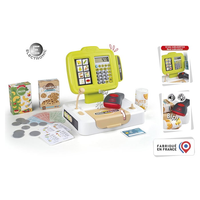 Casa de marcat Smoby Small Cash Register verde 3 ani + [2]