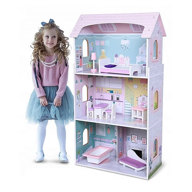 Casuta de basm din lemn - Ecotoys [2]