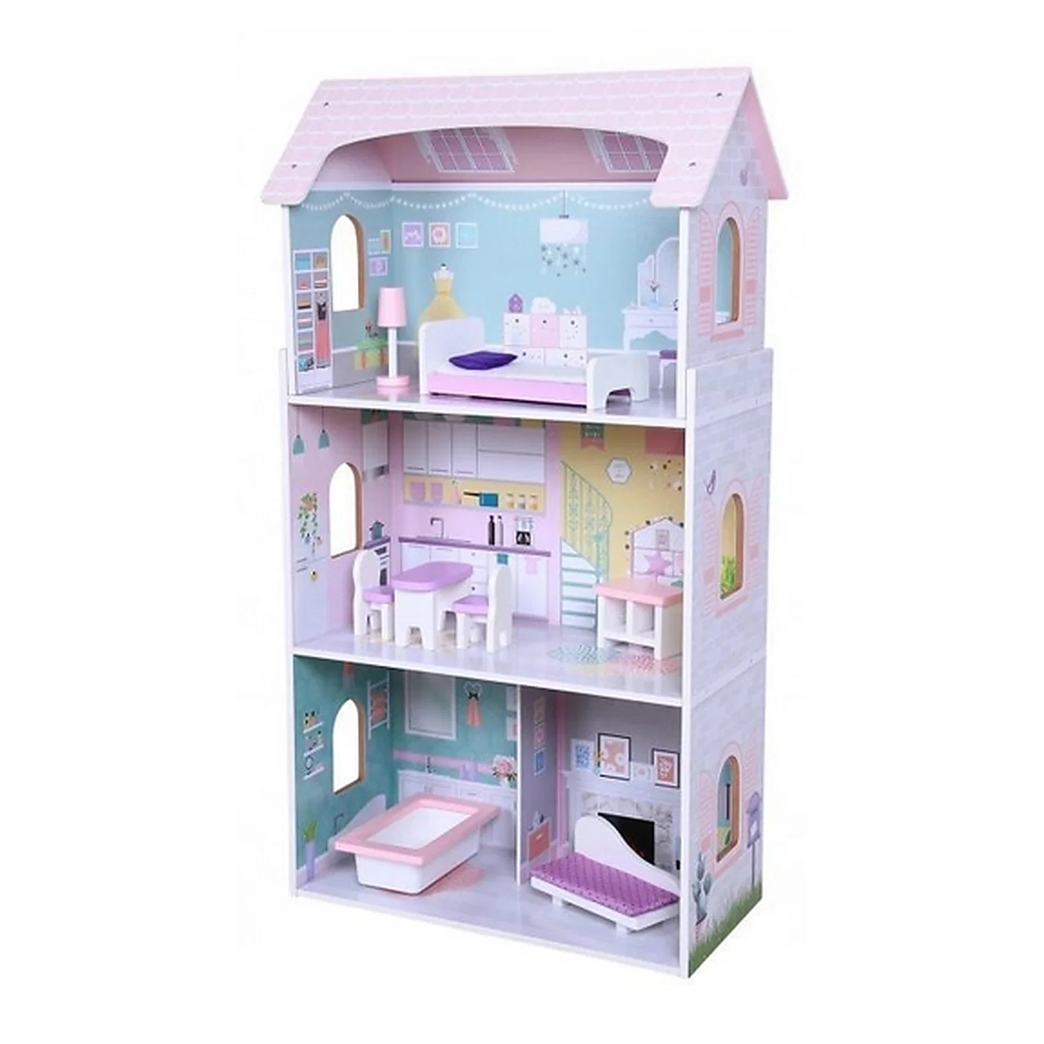 Casuta de basm din lemn - Ecotoys [1]