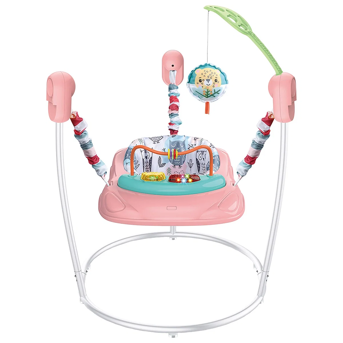 Centru de activitati Chipolino Jumpy Car, Pink [1]