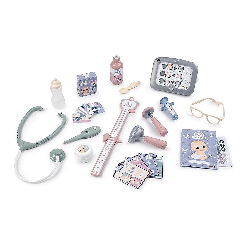 Centru de ingrijire pentru papusi Smoby Baby Care Center albastru cu accesorii 3 ani + [3]