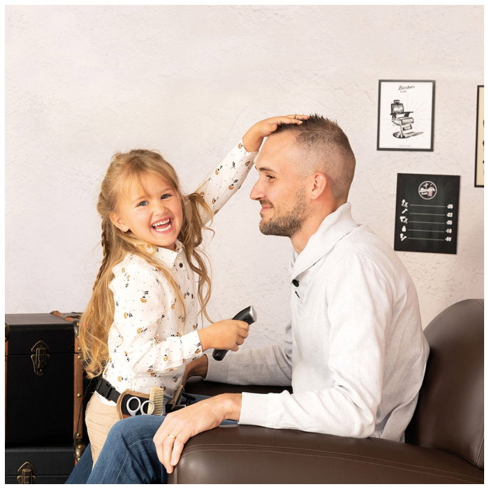 Centura frizer Smoby Barber and Cut negru cu accesorii 3 ani + [7]