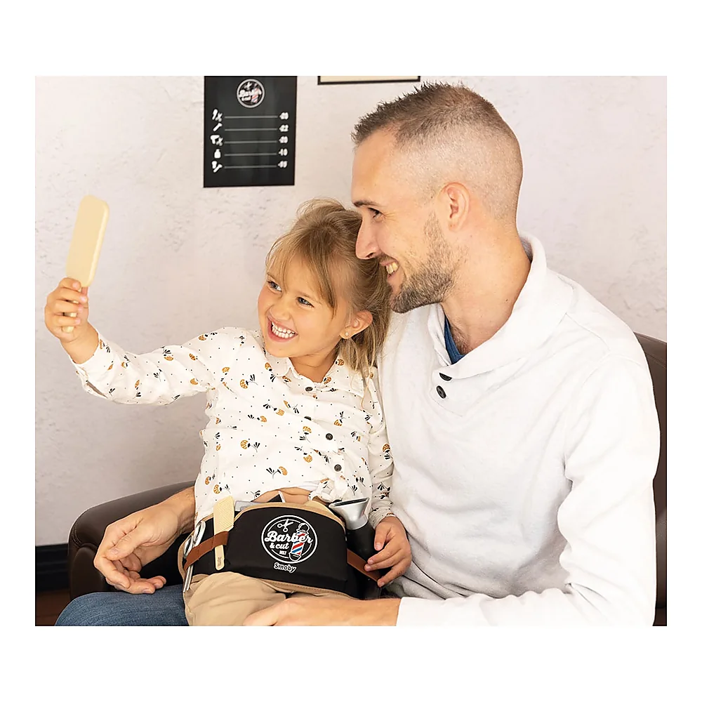 Centura frizer Smoby Barber and Cut negru cu accesorii 3 ani + [14]