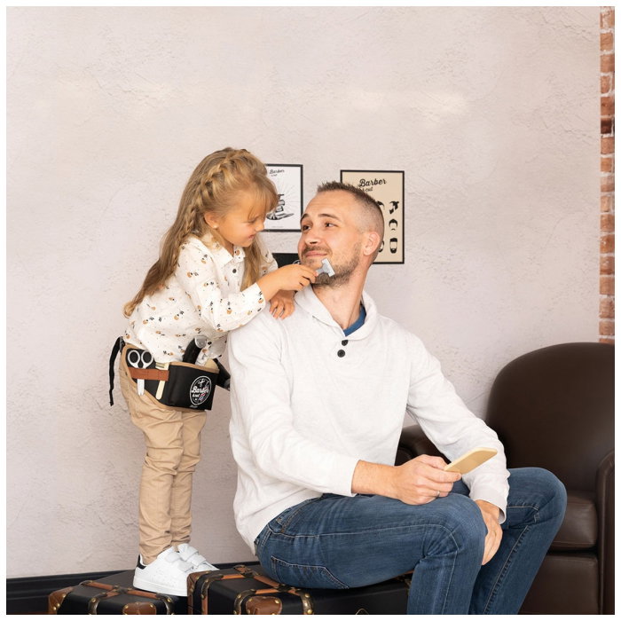 Centura frizer Smoby Barber and Cut negru cu accesorii 3 ani + [12]
