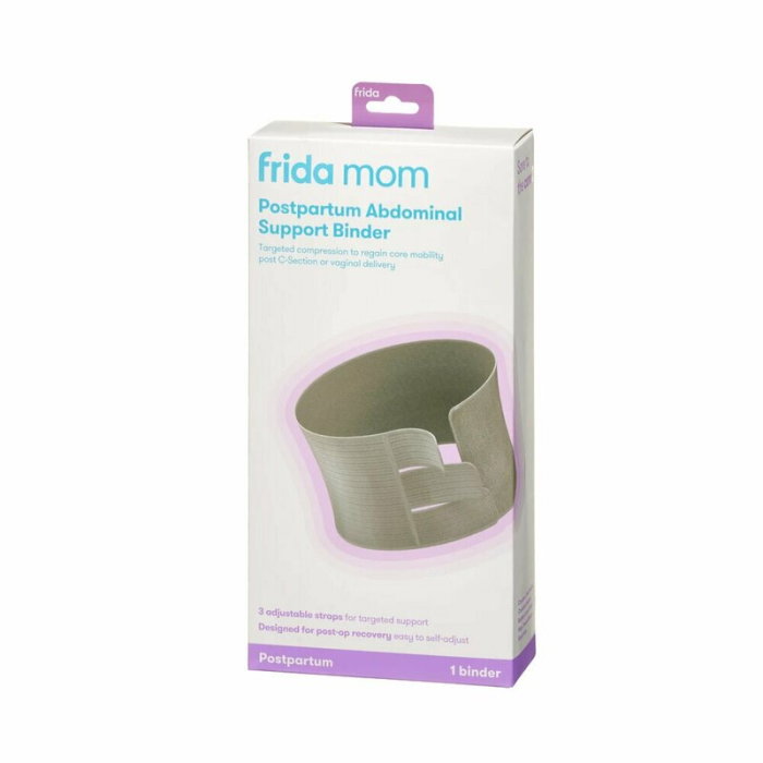 Centura postpartum, Frida Mom, Pentru recuperare dupa cezariana, Universala 60-120 cm, Reglabila, Material moale, Protectie cicatrice, Gri [2]