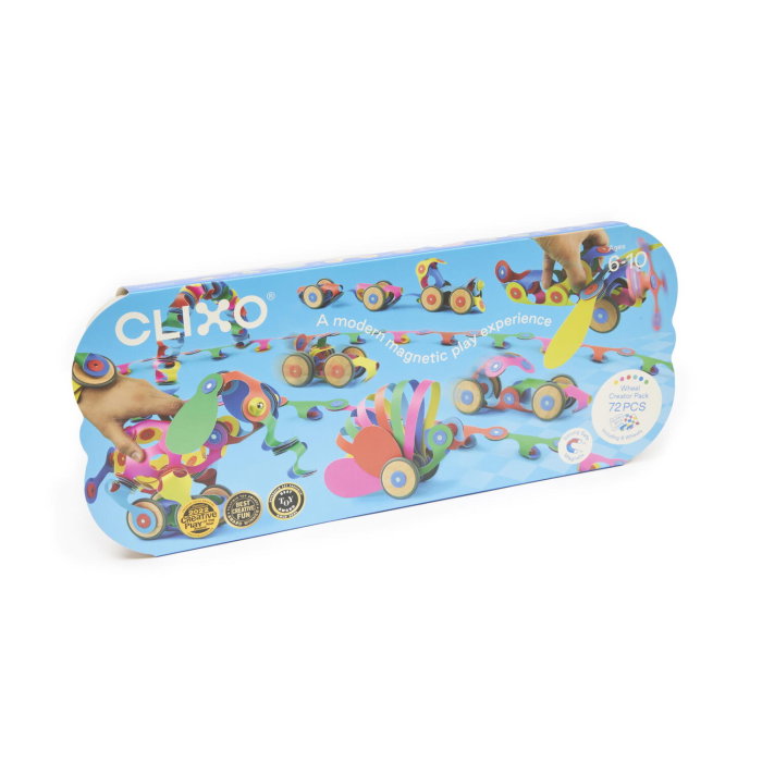 Clixo® joc magnetic de construit - Modele cu rotite (72 piese) [2]