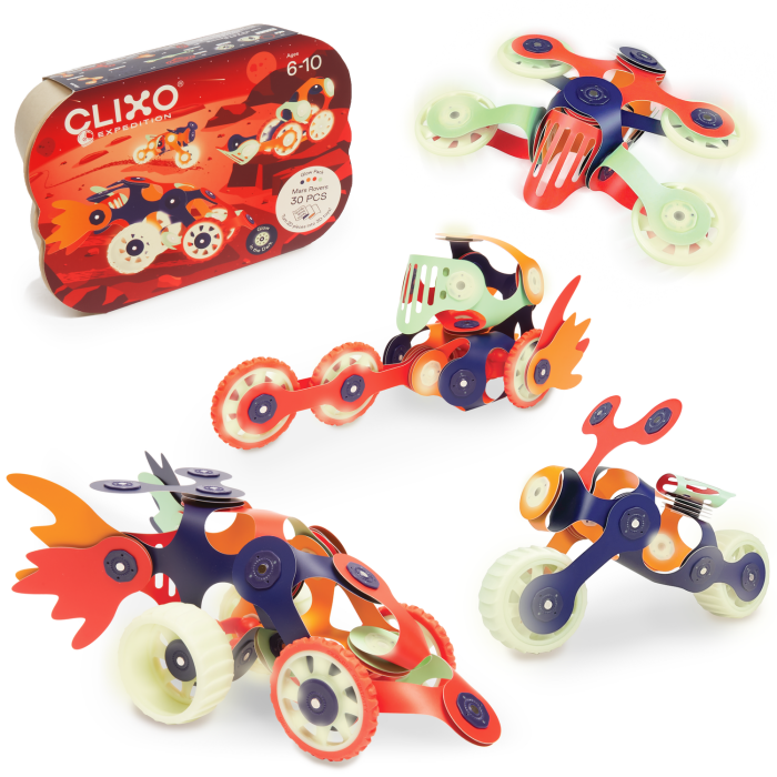 Clixo® joc magnetic de construit - Vehicule spatiale ( 30 piese) [2]