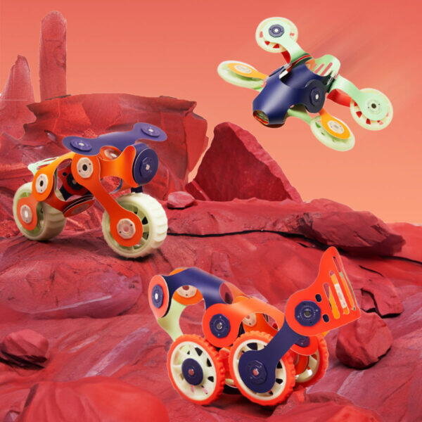 Clixo® joc magnetic de construit - Vehicule spatiale ( 30 piese) [6]