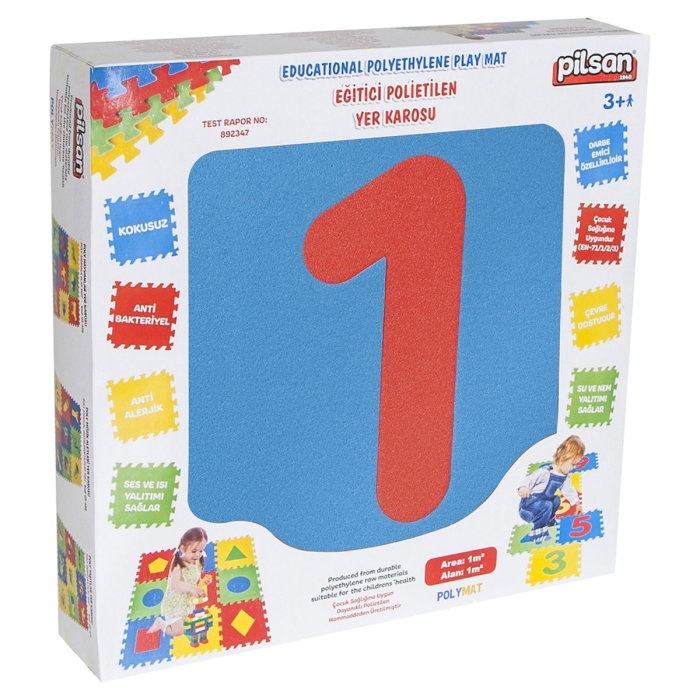 Covor puzzle cu cifre Pilsan Educational 3 ani + [5]