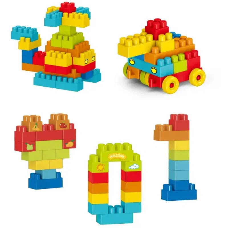 Cuburi de construit (120 piese) Bufnitel 3 ani+ [1]