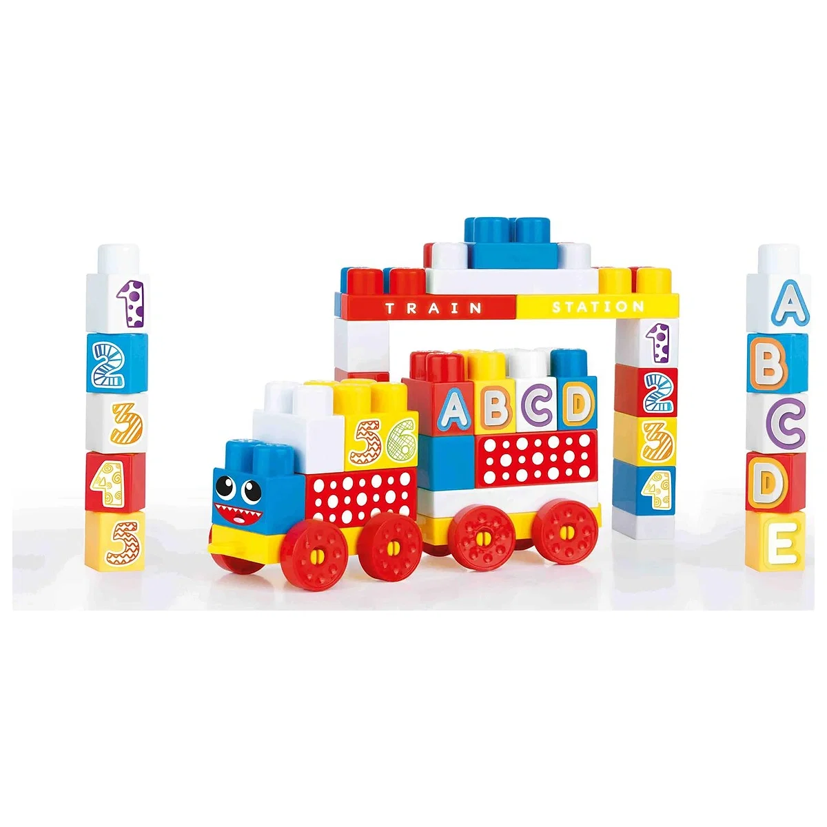 Cuburi de construit din plastic - 50 piese DOLU 1 an+ [1]