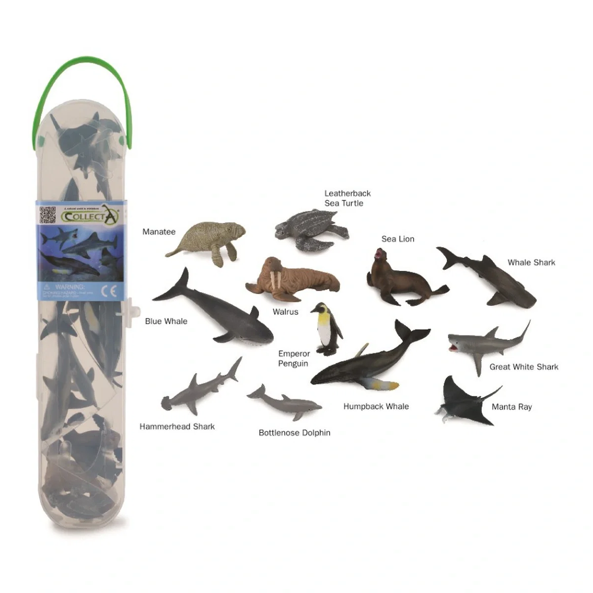 Cutie cu 12 minifigurine Animale marine Set 1 Collecta [1]