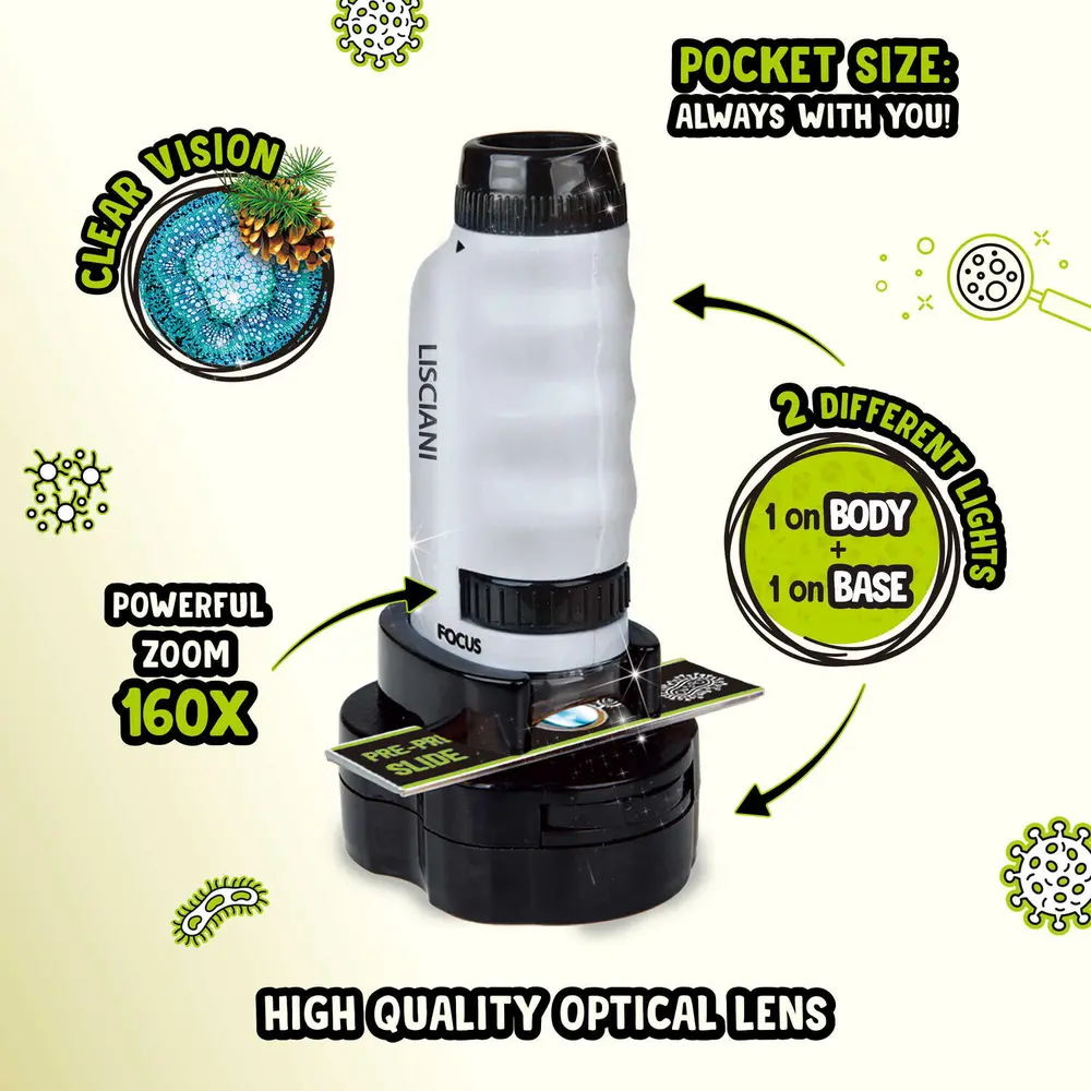 Experimentele micului geniu - Microscop Mini LISCIANI 12 ani [2]