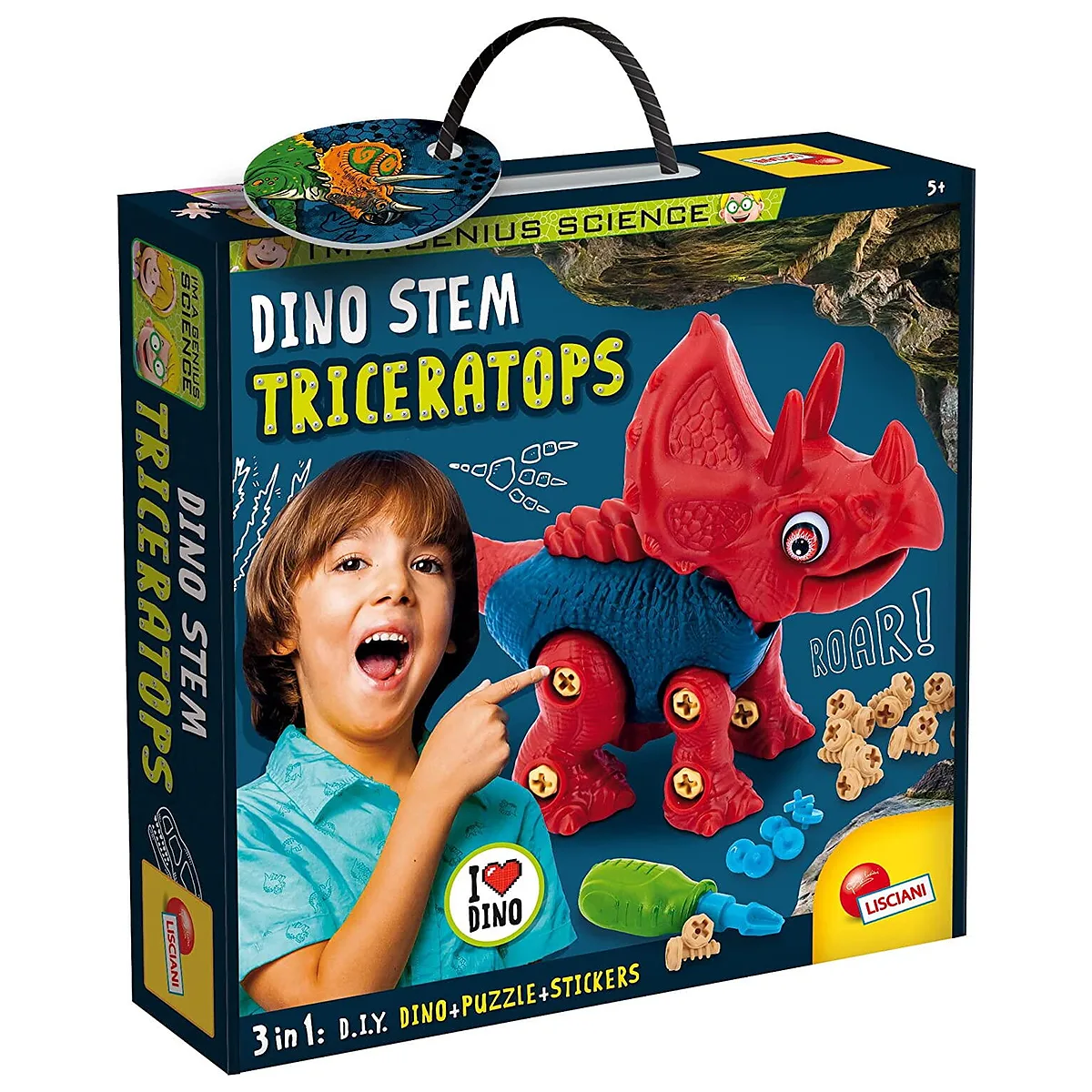 Experimentele micului geniu - Set STEM Triceratops LISCIANI 5 ani+ [1]