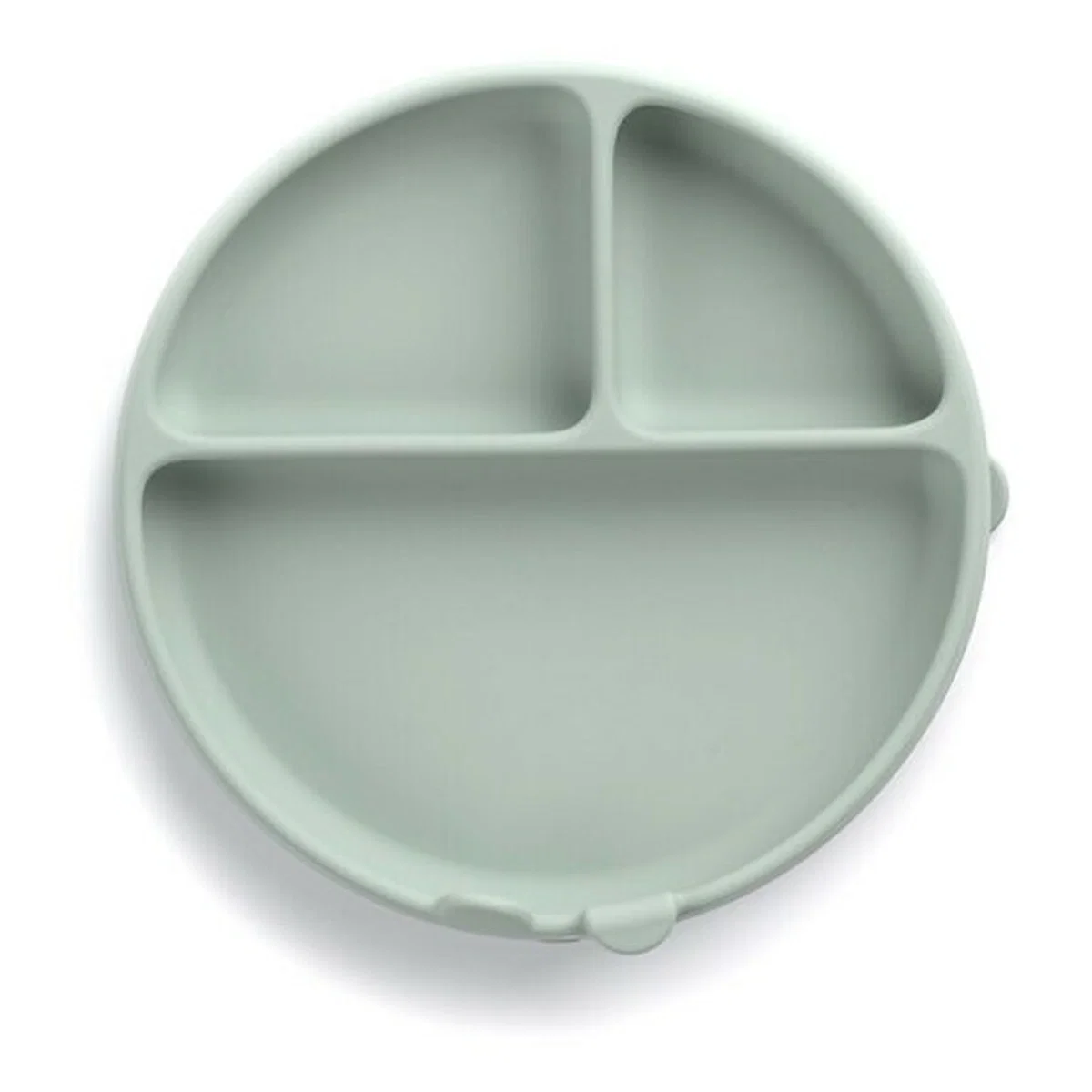 Farfurie BLW, Jane, Din silicon, Cu ventuze, 17 x 17 x 4 cm, BPA Free, Mint 4 luni [2]
