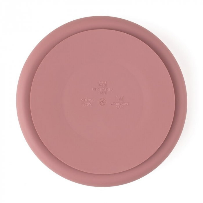 Farfurie compartimentata Take&Match, Rotunda, Cu ventuza si 3 compartimente, Silicon, Fara BPA, 500 ml, 6 luni+ [3]