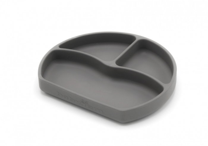 Farfurie din silicon cu 3 compartimente pentru auto-diversificare BabyJem 6 luni [2]