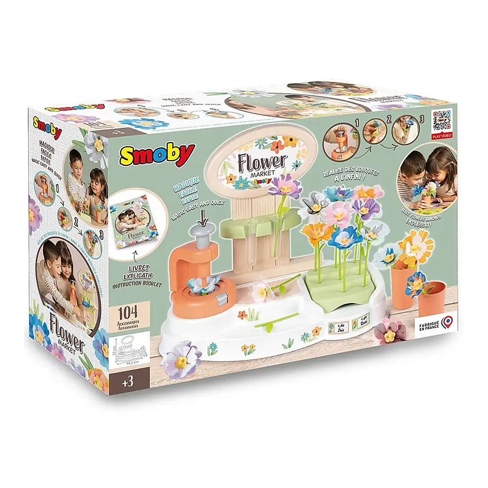 Florarie Smoby Flower Market cu accesorii 3 ani + [10]
