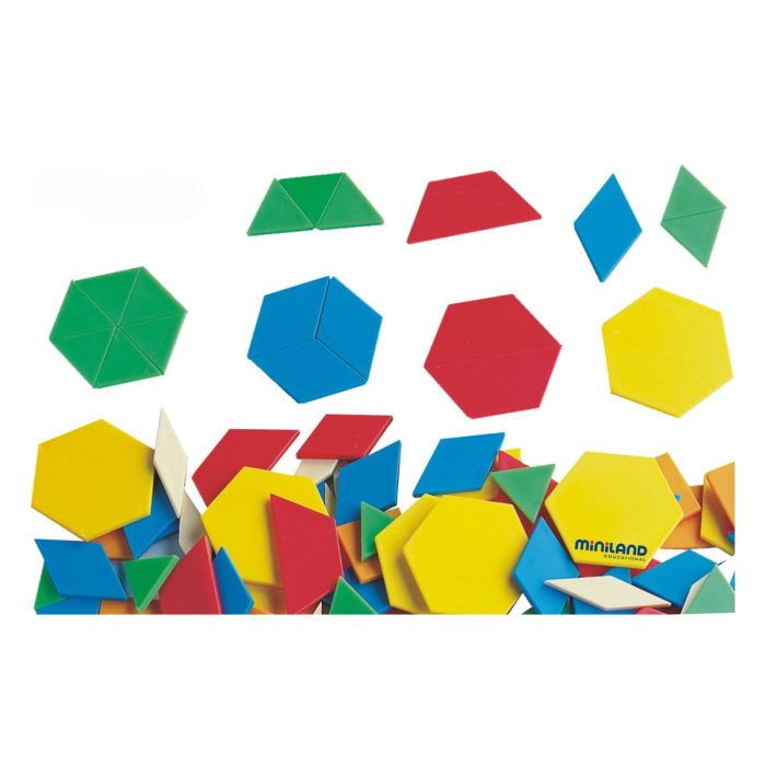 Forme geometrice diverse Miniland 250 buc [2]