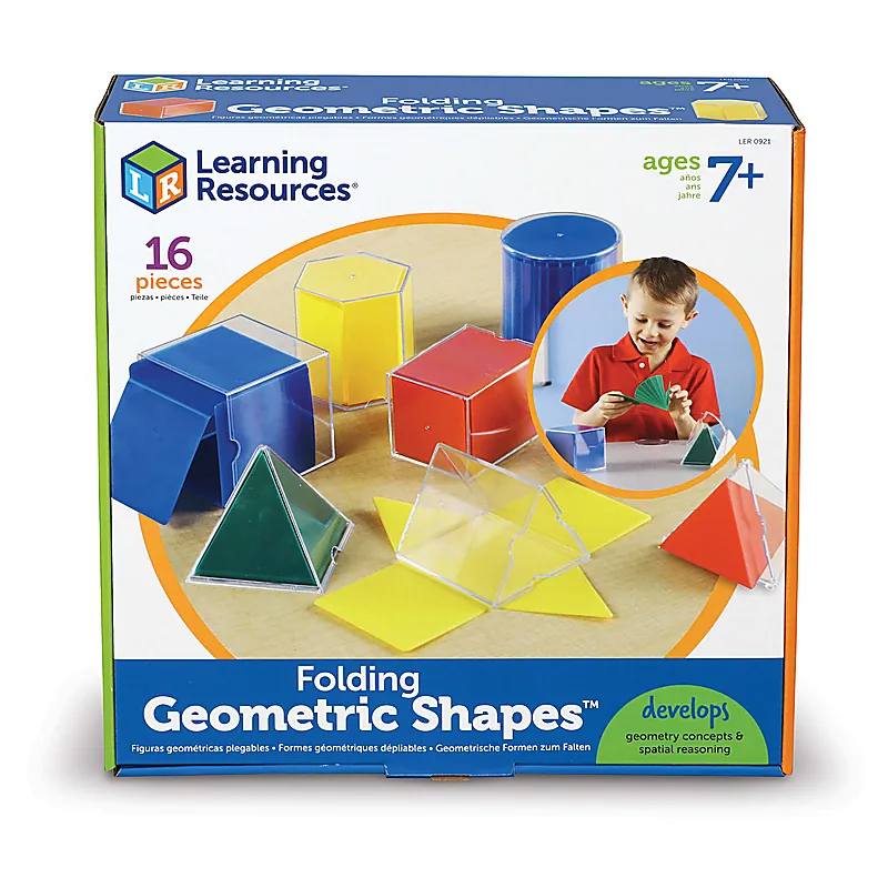 Forme geometrice pliante - 16 piese Learning Resources 11 an [4]