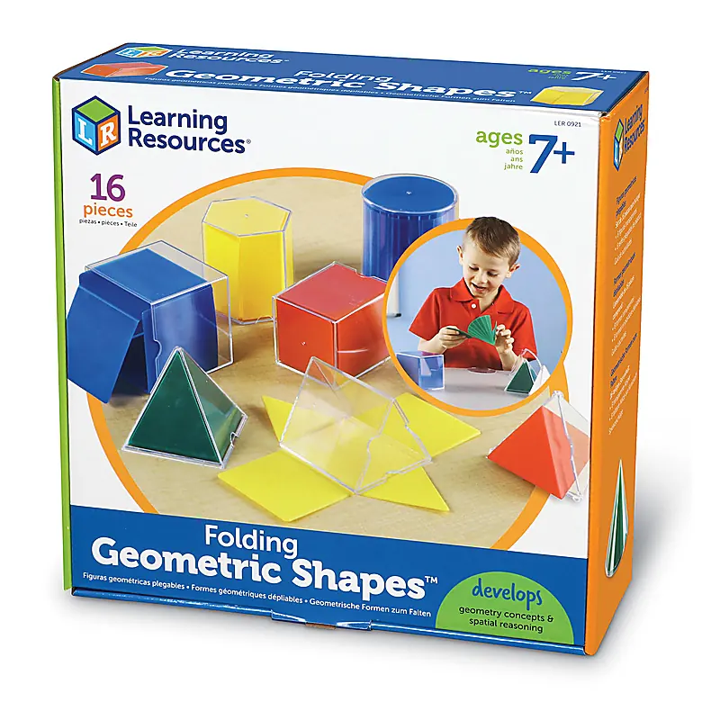 Forme geometrice pliante - 16 piese Learning Resources 11 an [5]