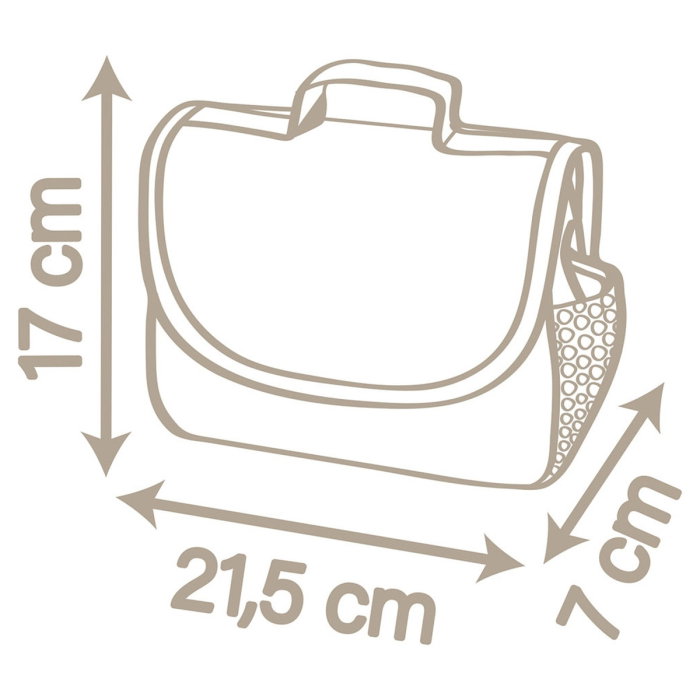 Gentuta de infasat pentru papusa Smoby Baby Nurse Changing Bag crem cu accesorii 3 ani + [3]