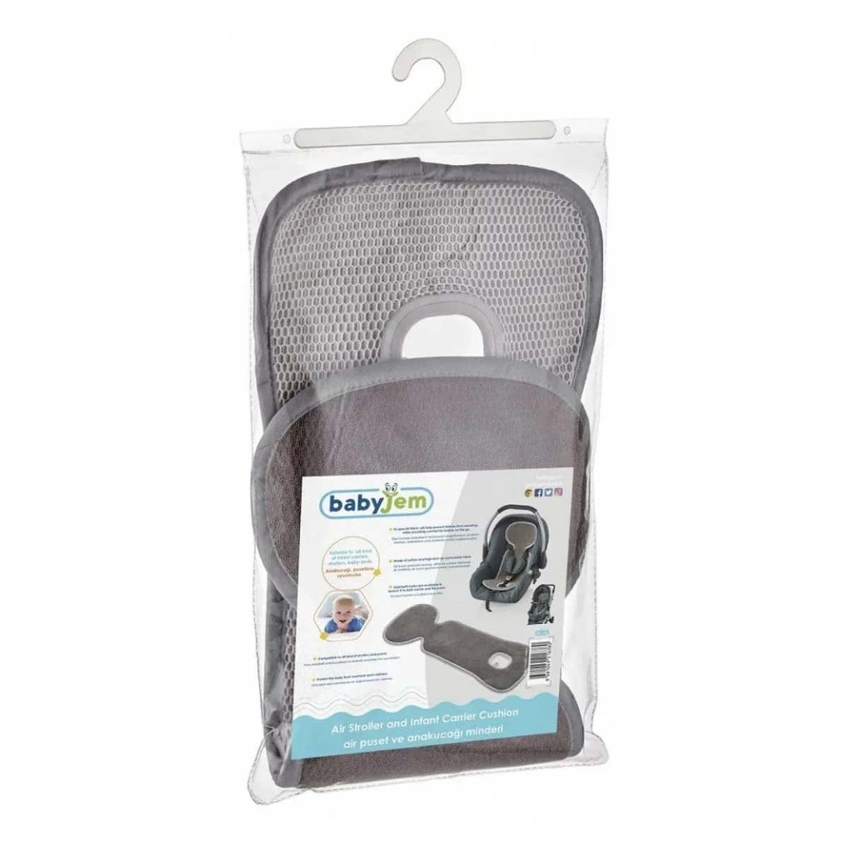Husa antitranspiratie pentru carucioare si scaune auto Air BabyJem 0 luni + [8]