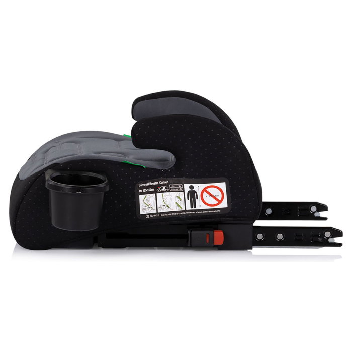 Inaltator auto Chipolino Go Boost Iso I-Size 125-150 cm cu sistem Isofix charcoal [3]