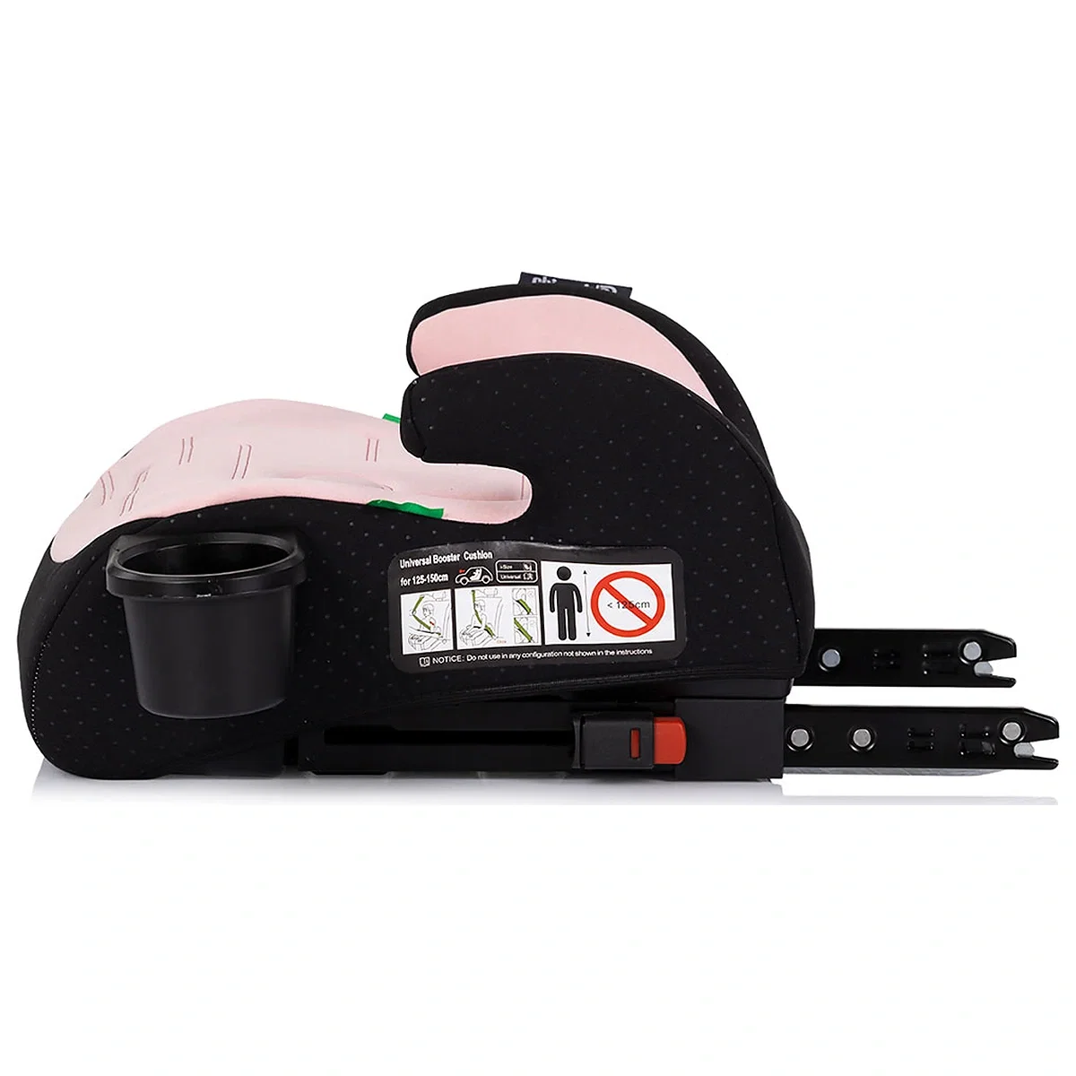 Inaltator auto Chipolino Go Boost Iso I-Size 125-150 cm cu sistem Isofix powder pink [3]