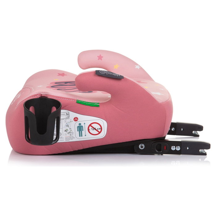 Inaltator auto Chipolino Wing I-Size 125-150 cm roz mini boss cu sistem Isofix [3]
