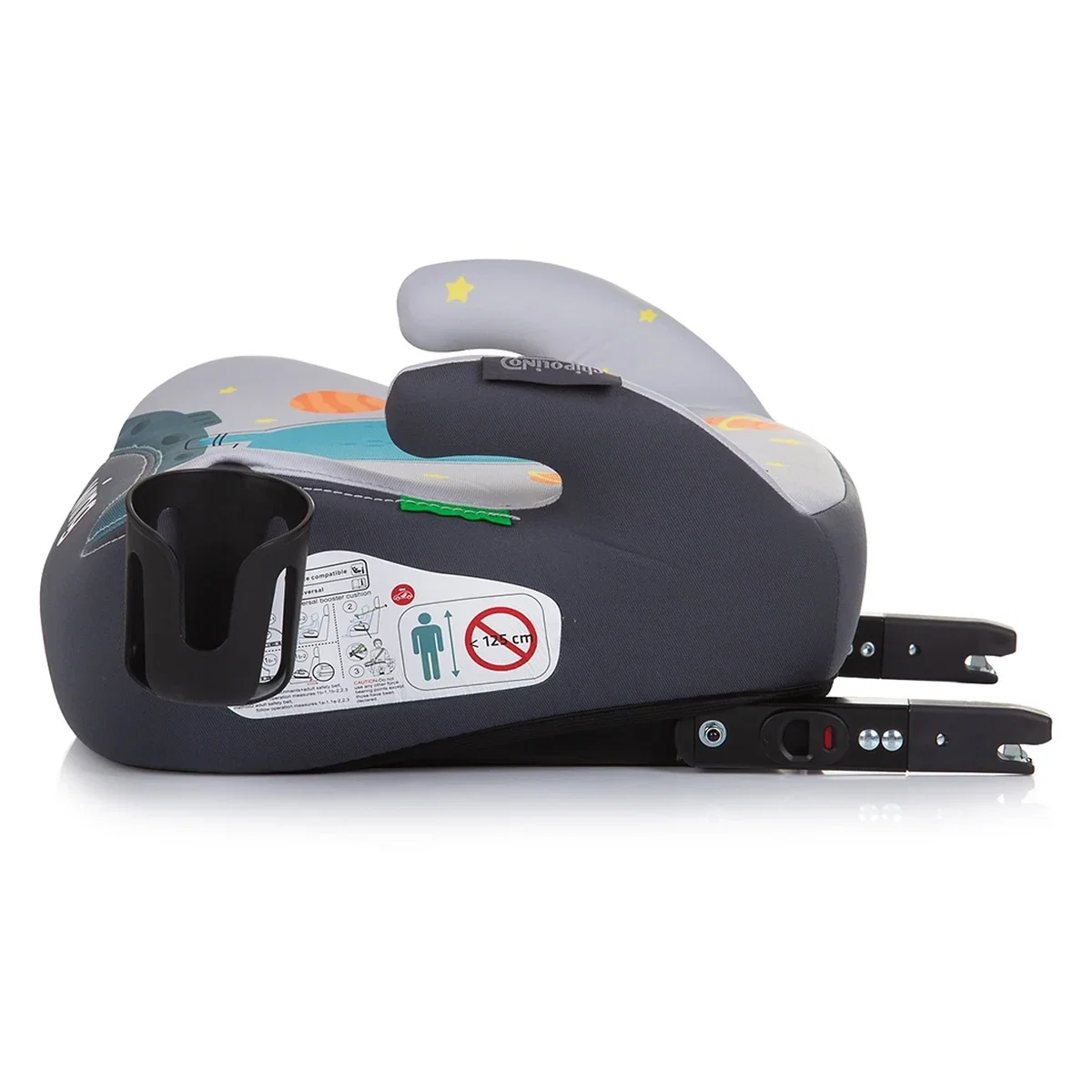 Inaltator auto Chipolino Wing I-Size 125-150 cm space dino cu sistem Isofix [3]