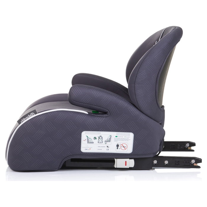 Inaltator auto copii Chipolino Sonic I-Size 125-150 cm cu Isofix - model Anthracite [3]