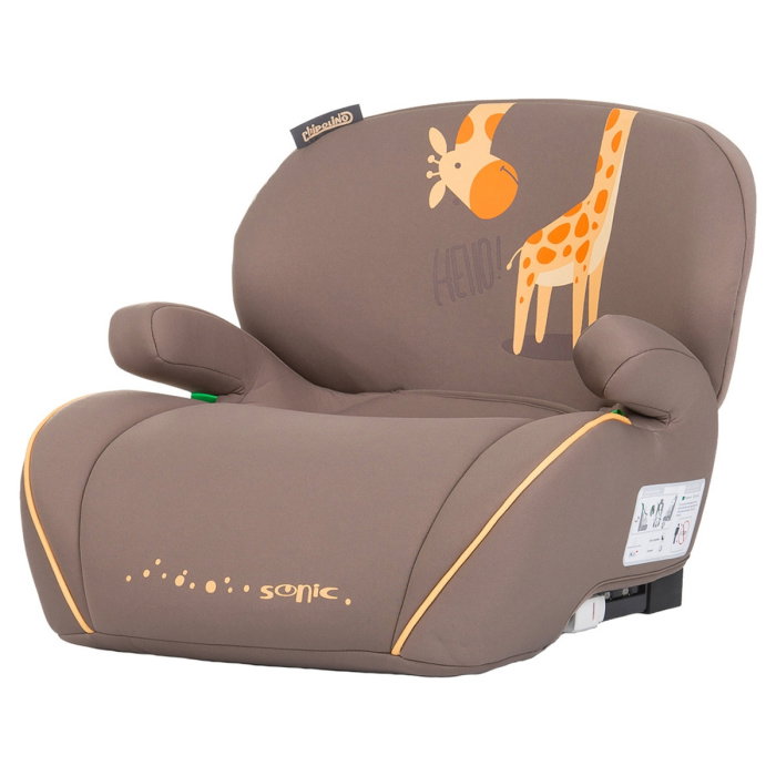 Inaltator auto copii Chipolino Sonic I-Size 125-150 cm cu Isofix - model Giraffe [1]