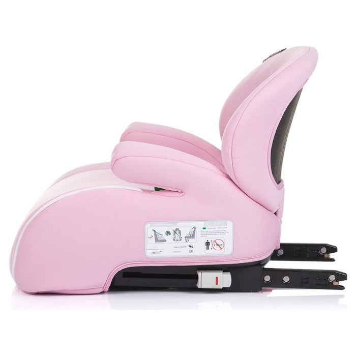 Inaltator auto copii Chipolino Sonic I-Size 125-150 cm cu Isofix - model Kitten, Roz [3]