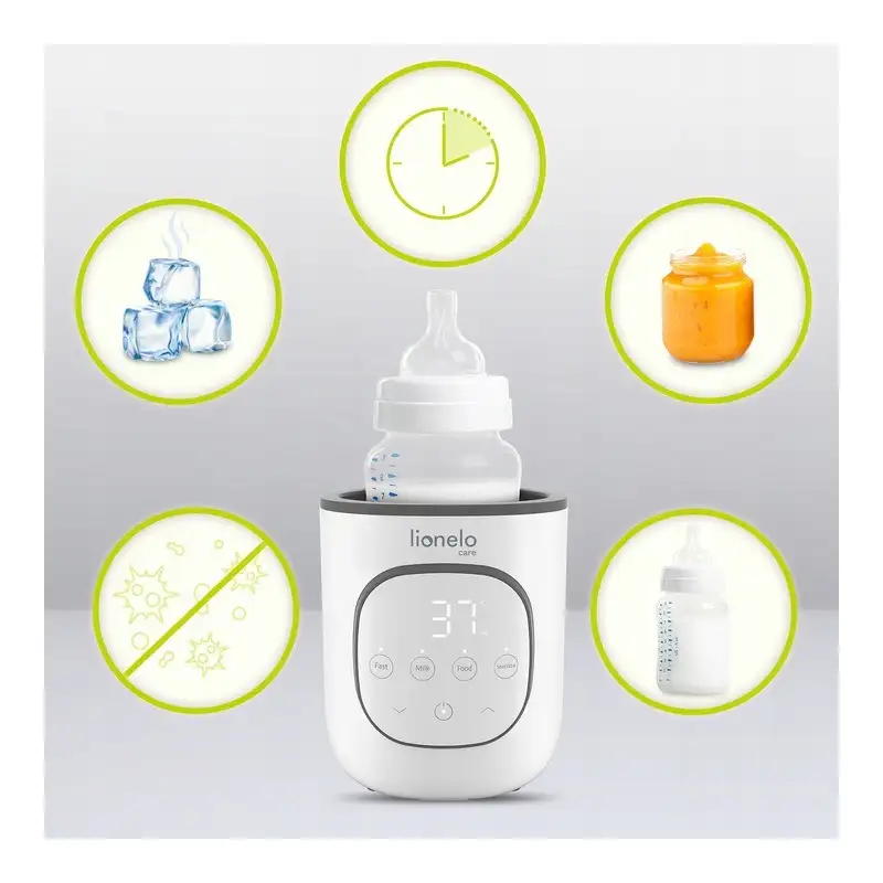 Incalzitor biberoane, Lionelo, ThermUp 2.0, 5 in 1, Sterilizare, Dezghetare, Incalzire rapida, Alb [13]