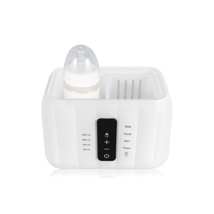 Incalzitor biberoane, Lionelo, ThermUp Duo, 6 moduri de operare, Incalzire, Pastrare temperatura, Decongelare, Senzor temperatura, Oprire automata, Panou tactil, 2 biberoane simultan, Alb [1]