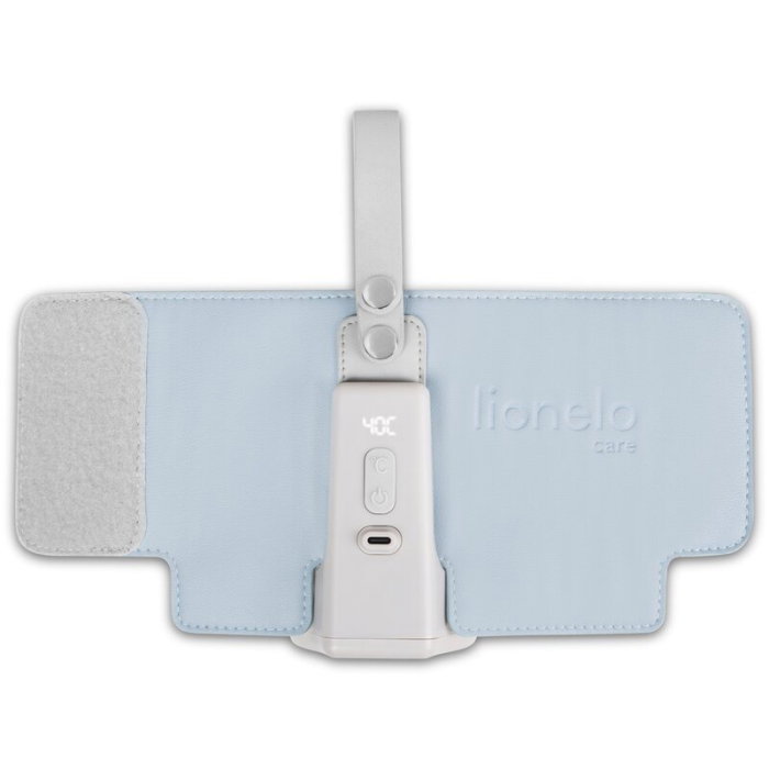 Incalzitor biberoane, Lionelo, ThermUp Go Plus, Portabil, Temperatura constanta pana la 24 h, Incarcare USB, Albastru deschis [10]