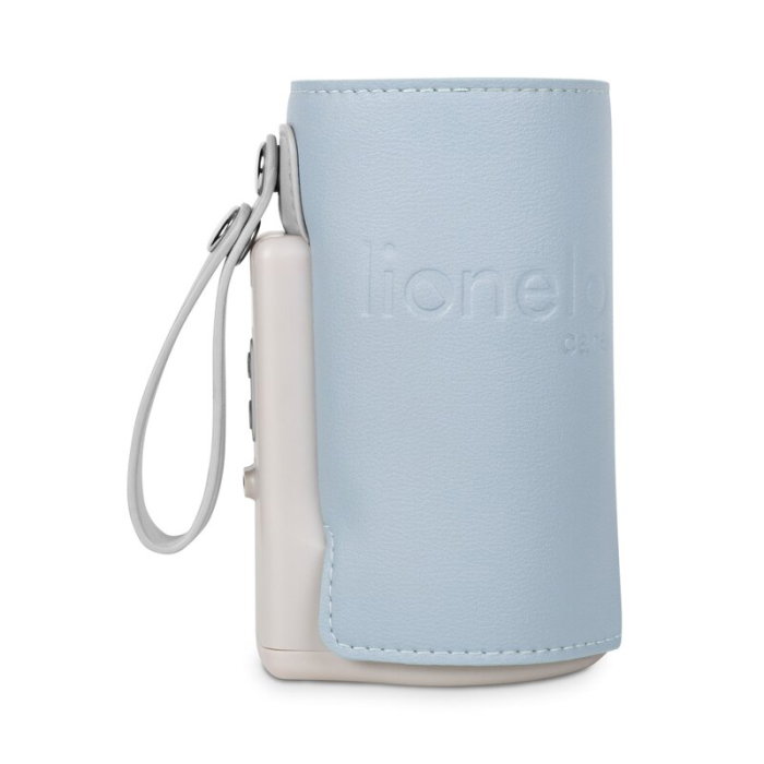 Incalzitor biberoane, Lionelo, ThermUp Go Plus, Portabil, Temperatura constanta pana la 24 h, Incarcare USB, Albastru deschis [9]