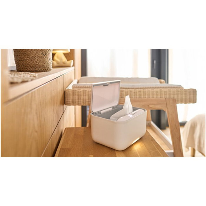 Incalzitor servetele umede, Lionelo, Babybliss, Cu 3 setari de temperatura, Panou de control cu ecran tactil, Fara BPA, White [19]